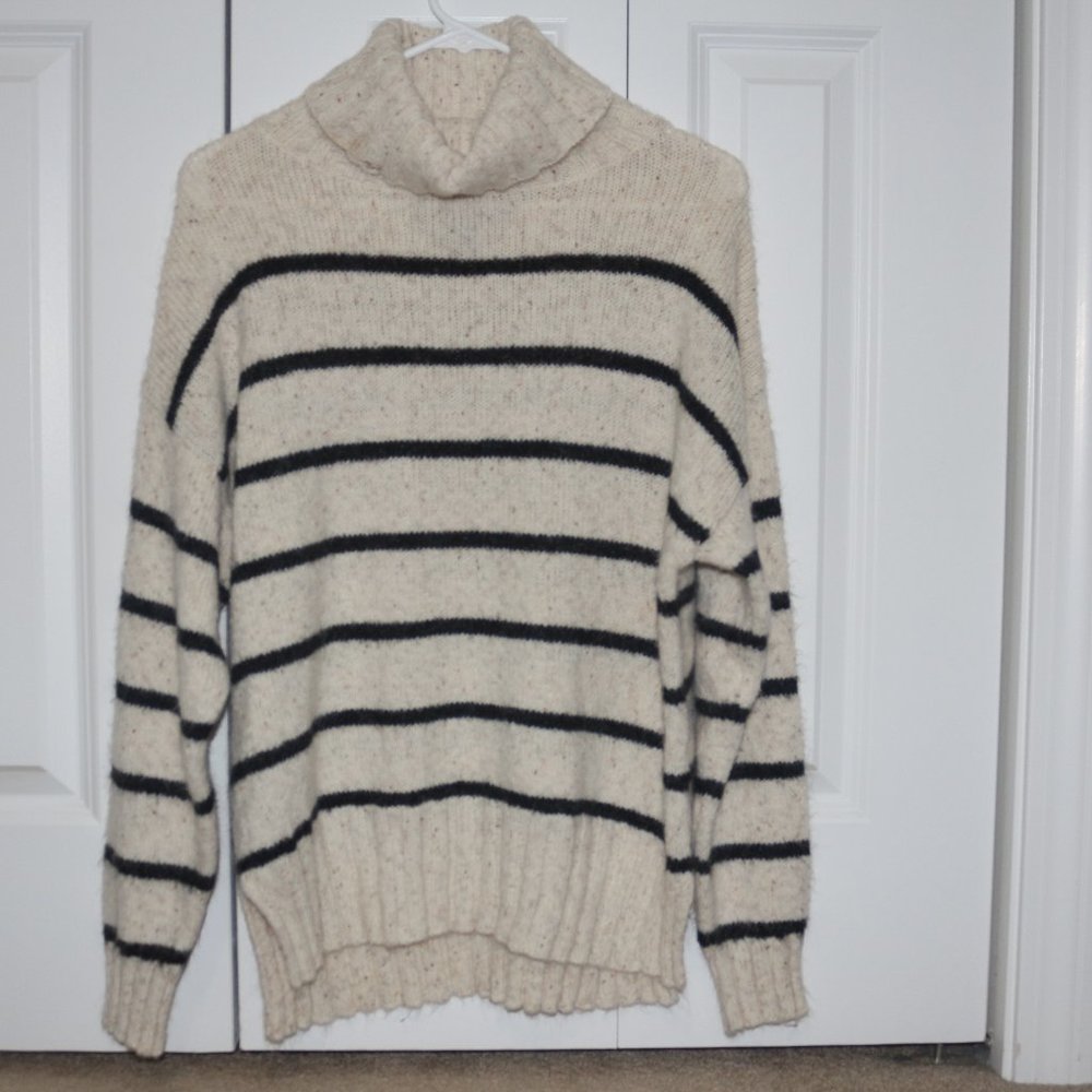 DONATING SOON! Striped Turtleneck